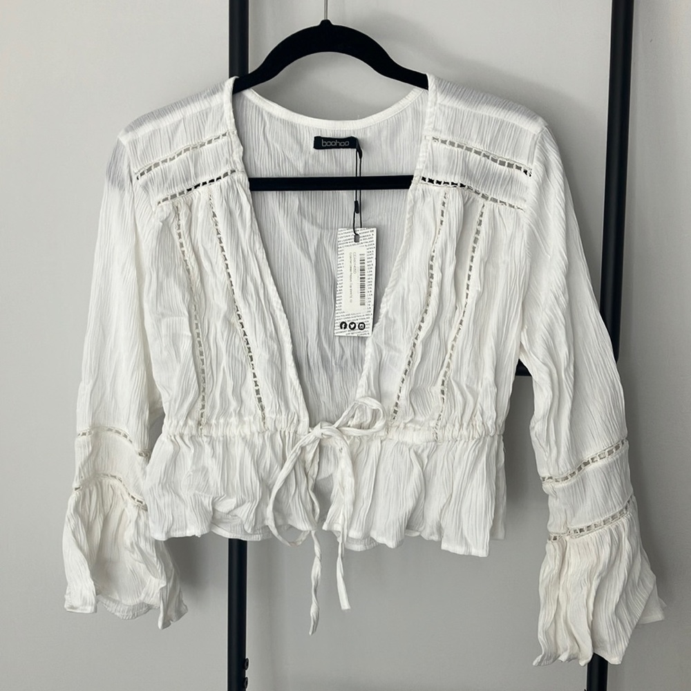 White Boho Blouse